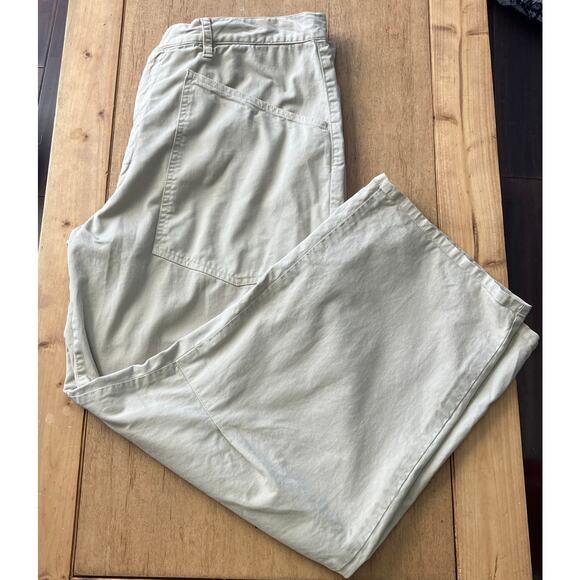 Nili Lotan Shon Pant Curved Barrel Leg Sandstone Beige Tan 10 - Picture 3 of 7